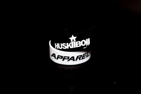 HUSKIIBOII Black and White Wristband